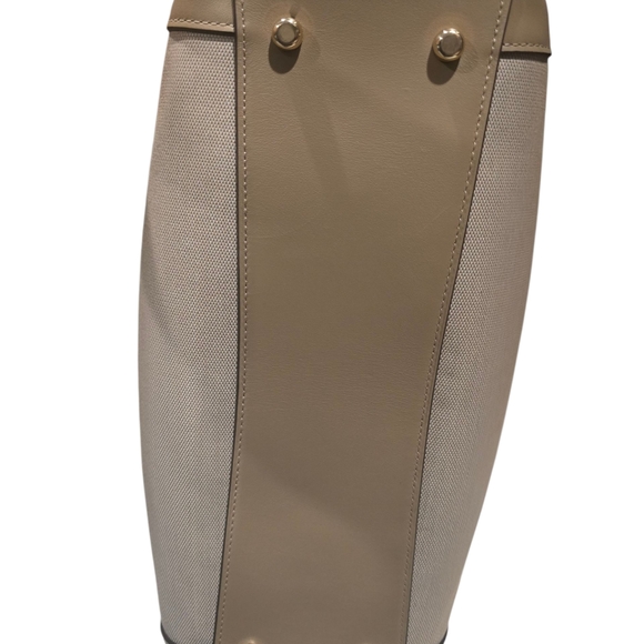 Coach C9078 Dalton 31 With Coach Badge Taupe Jacquard & Leather Shoulder Bag NWT - Picture 9 of 16